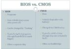 Difference Between Cmos and Bios