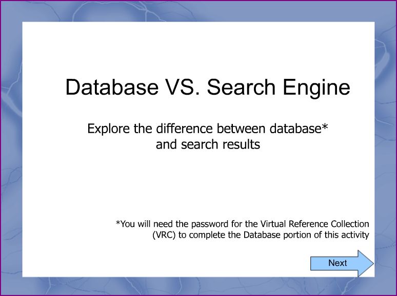 Difference Between Search Engine and Database