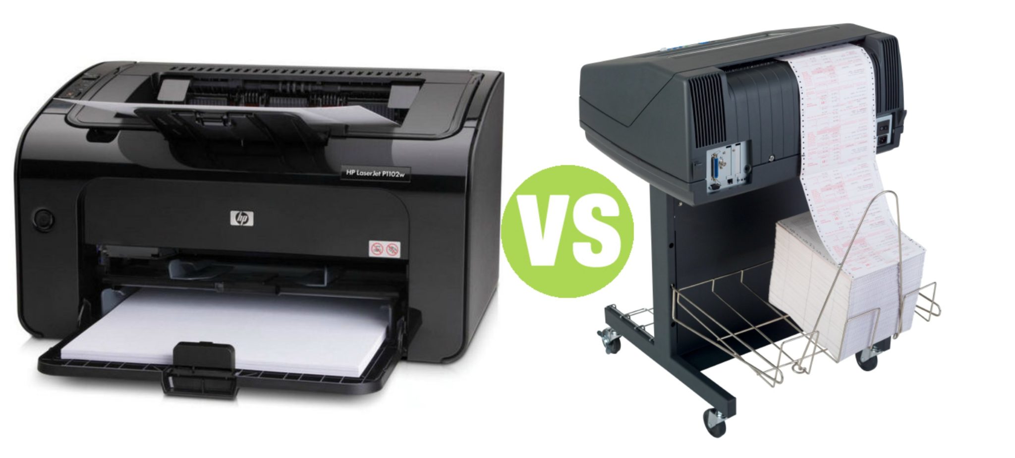 Between Line Printer and Laser Printer