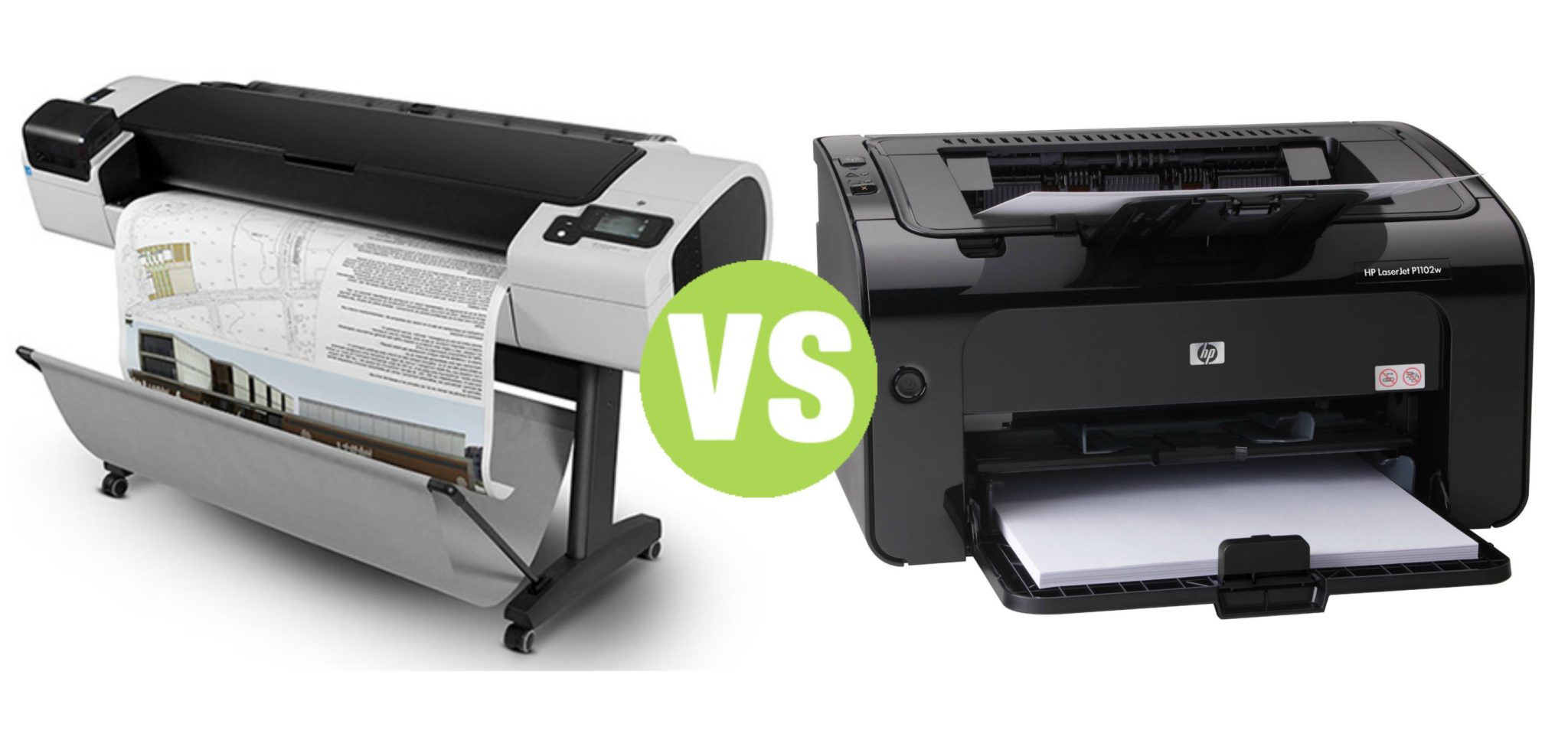 Difference between printer and plotter