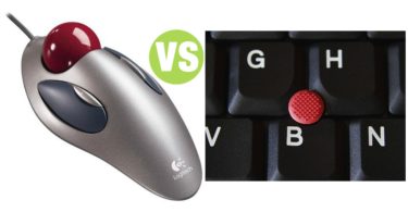 Difference Between Pointing Stick and Trackball