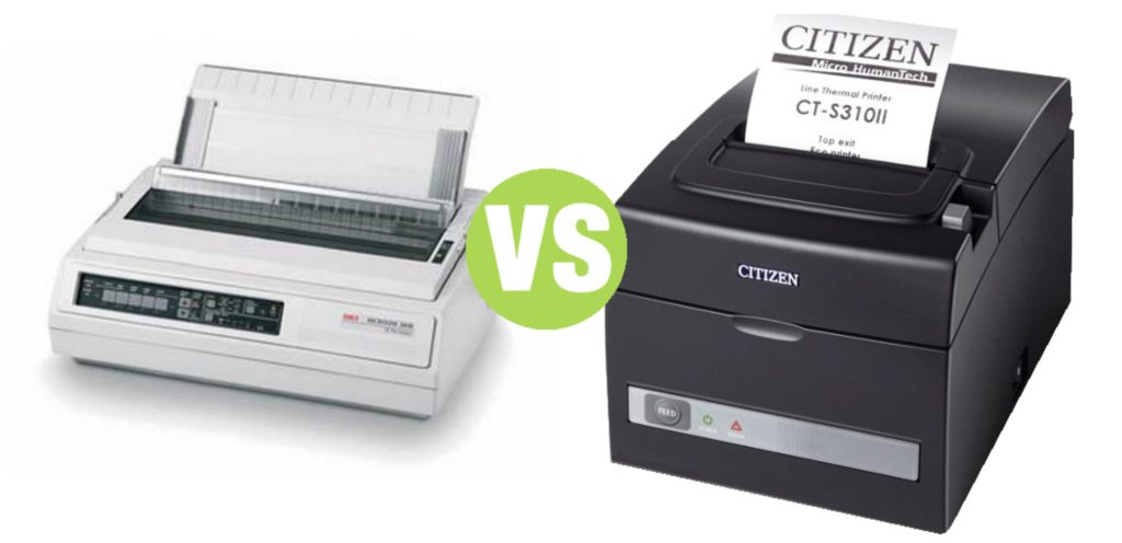 Difference Between Thermal Printer and Dot Matrix Printer