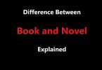 Difference between Book and Novel