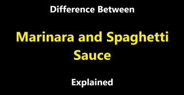 Difference Between Marinara and Spaghetti Sauce