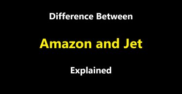 Difference Between Amazon and Jet