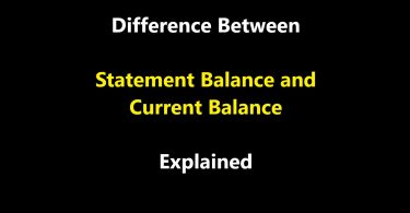 Difference Between Statement Balance and Current Balance﻿