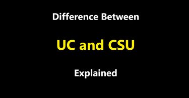 Difference Between UC and CSU